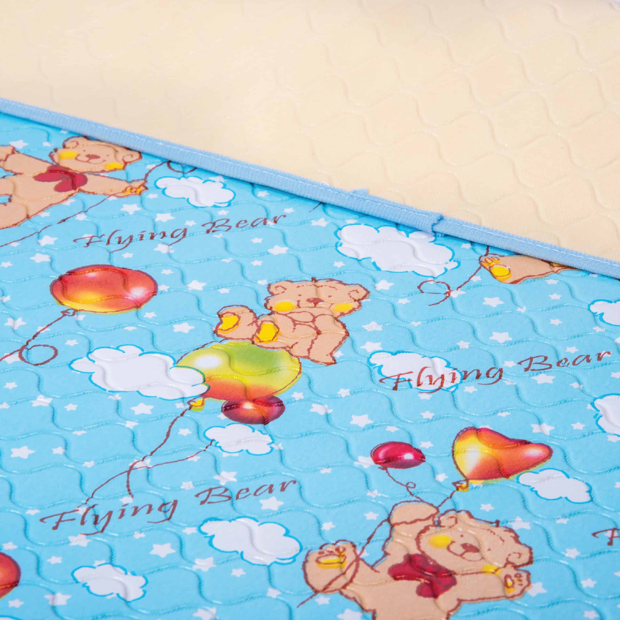 Printed Waterproof Cot Sheet *Random design Grow Together with Us