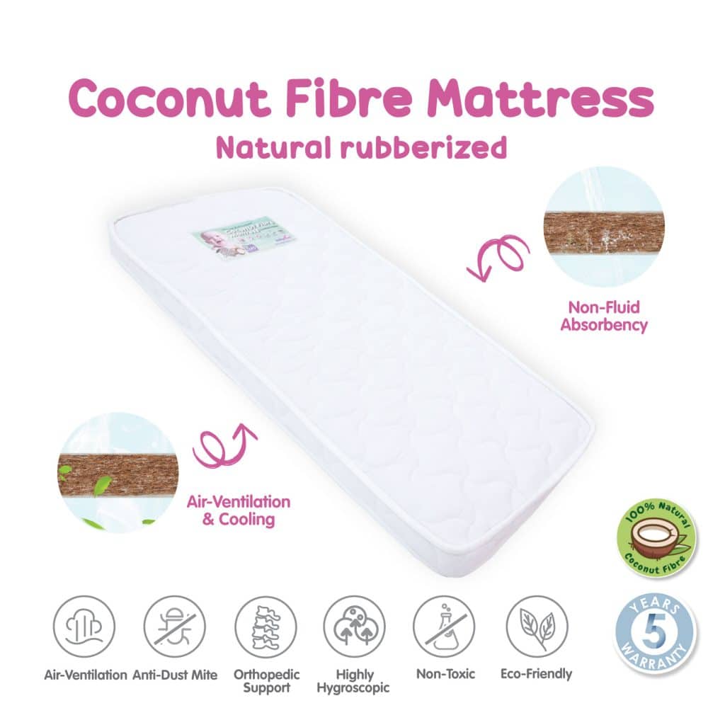 Babylove Coconut Fibre Mattress 9555152801544 / 9555152801551